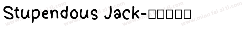 Stupendous Jack字体转换